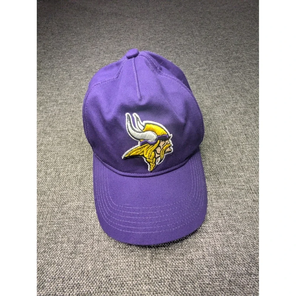 Minnesota Vikings Snapback Hat NFL Purple Gold‎ Football Sports Wear Cap